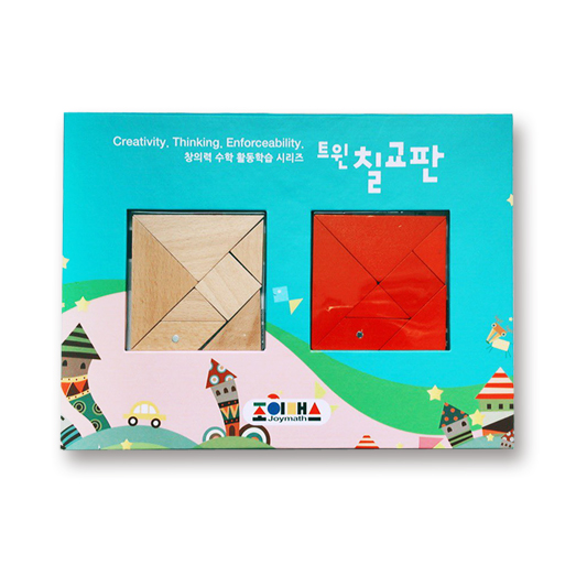 [조이매스] 자석 트윈칠교판(2색 14조각)
